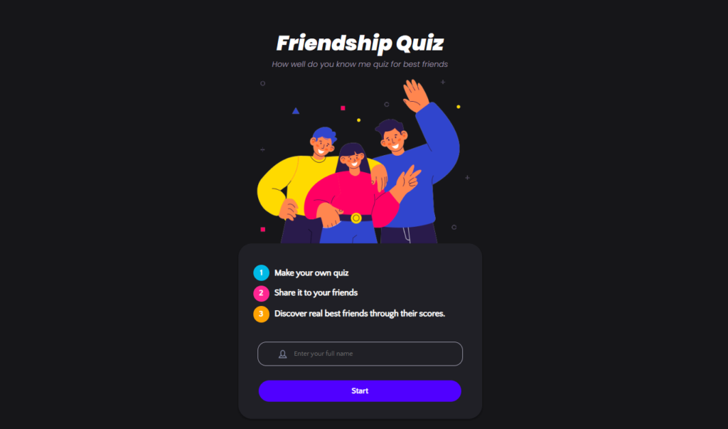 friendship quizzes